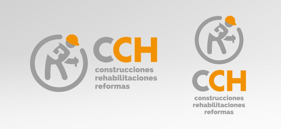 Logotipo CCH. Construcciones Charco