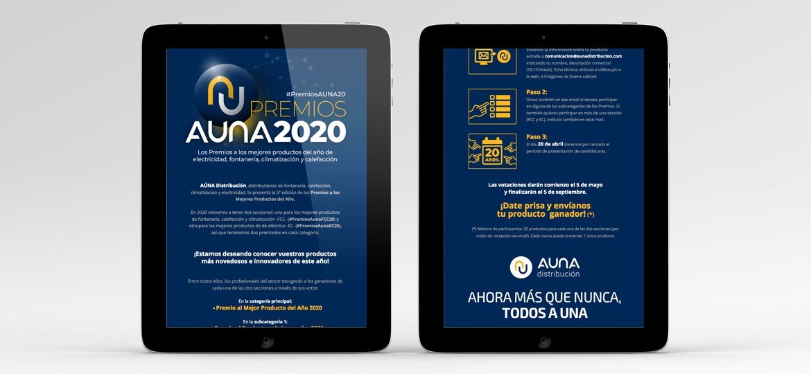 Newsletter Premios AUNA