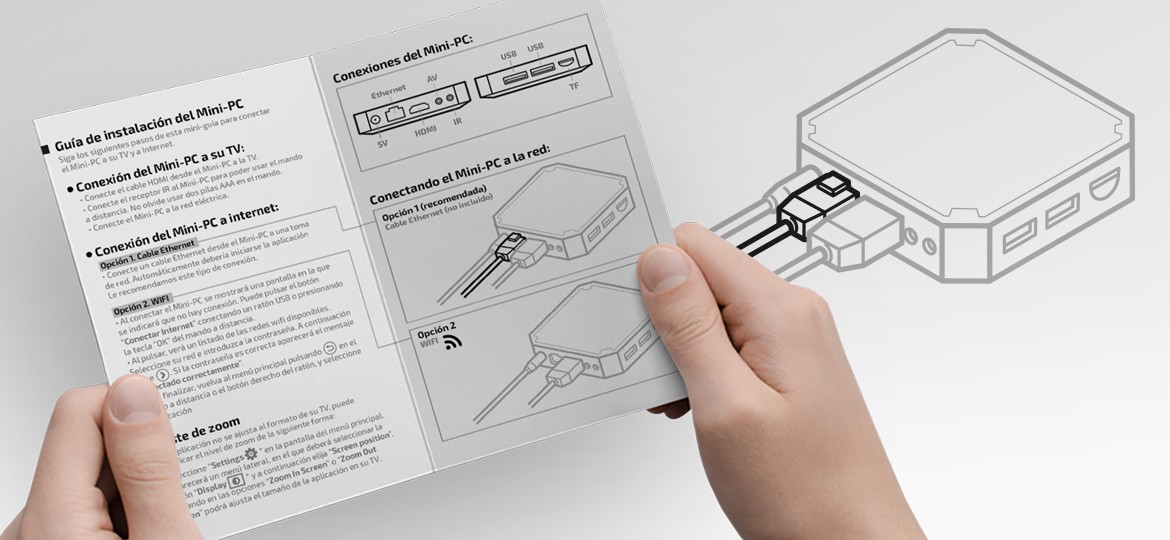 Ilustraciones para guía Mini-PC