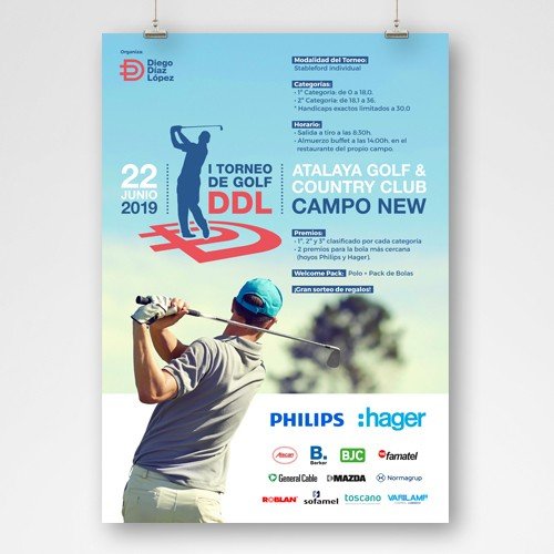 Cartel Torneo Golf DDL